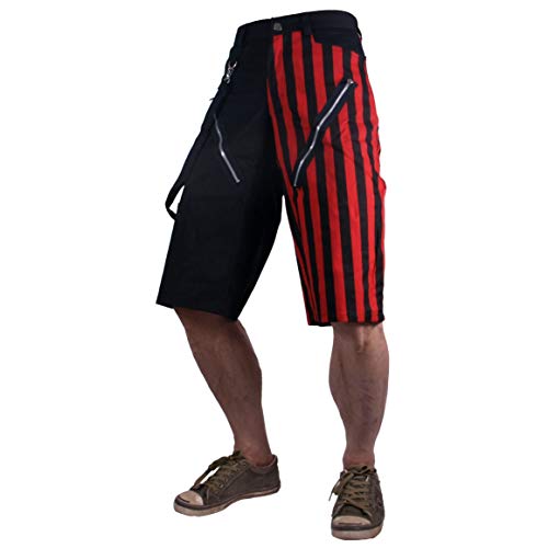 Nix Gut - Stripes, Short im Straight-Fit-Style, Farbe:... - Mode & Vêtements en promo à 3.94€