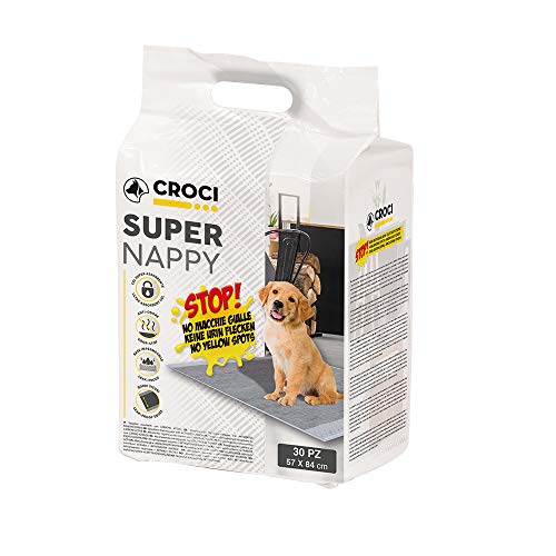 Croci Super Nappy Carboni attivi - Tappetini Igienici per... - Animalerie Amazon Italie à 8.50€