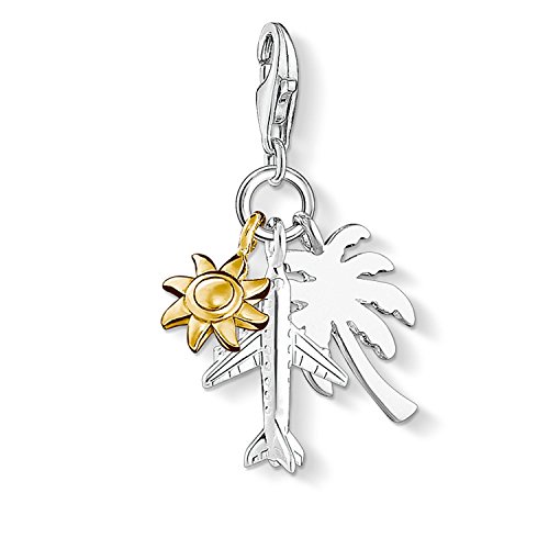 THOMAS SABO Charm-Anhänger Palme, Sonne, Flugzeug 925er... - Amazon Allemagne à 19.15€