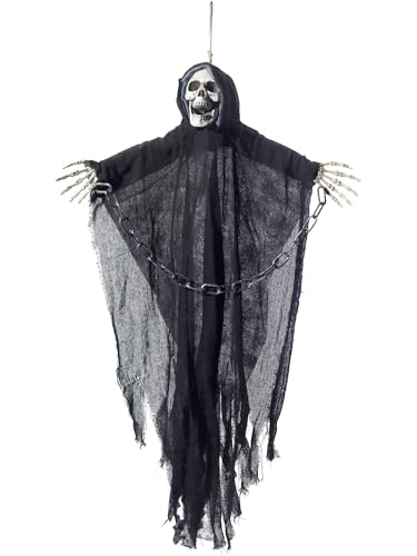 Hanging Reaper Skeleton Decoration - Home & Kitchen Amazon UK à 5.99€
