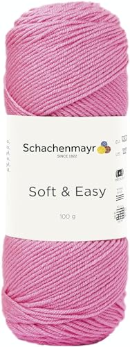 Schachenmayr Soft & Easy Hand Knitting Yarn 100 g Pink - Loisirs Créatifs en promo à 3.90€