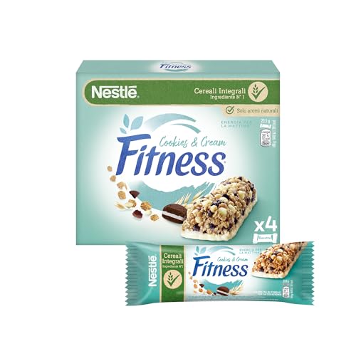 FITNESS Cookies&Cream Barrette Cereali Integrali con... - Sports & Fitness en promo à 1.32€