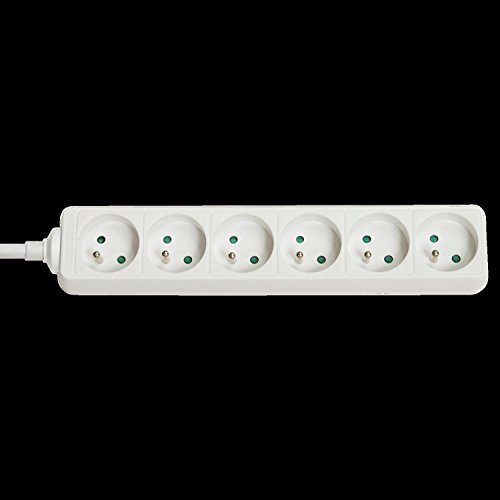 Lindy 73125 Multiprise 6 Prises françaises, Blanc en promo à 5,29€ (-53%) sur Amazon FR