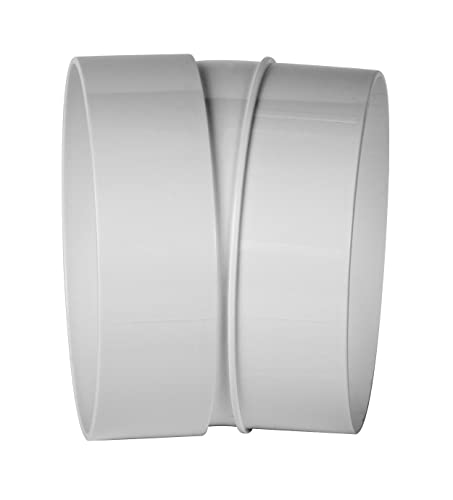 15° Bogen 100mm Kniestück Umlenkstück Lüftungsrohr... - Bon plan à 2.49€