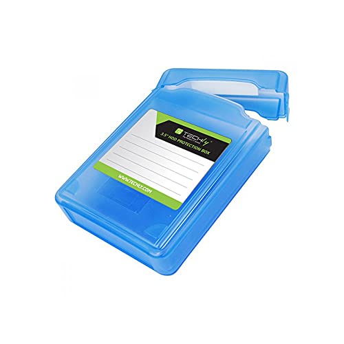 Techly 027637 Scatola di Protezione per 1 HDD 2,5" Azzurro - High-Tech & Électronique en promo à 8.93€
