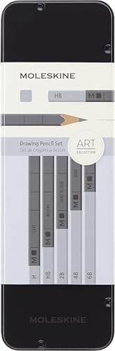 Moleskine Graphite Drawing Pencil Set (5 Graded Pencils)... - Sports & Fitness en promo à 9.00€