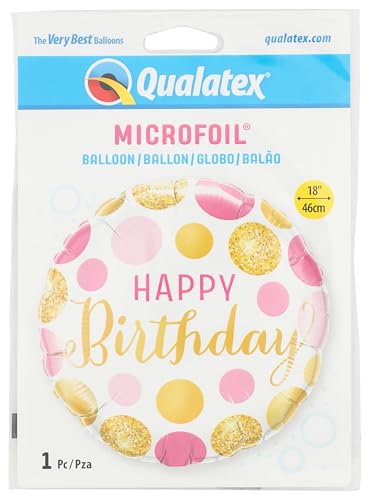 Qualatex 49164 Runde Geburtstagspunkte Folienballon... - Sports & Fitness Amazon Allemagne à 7.59€