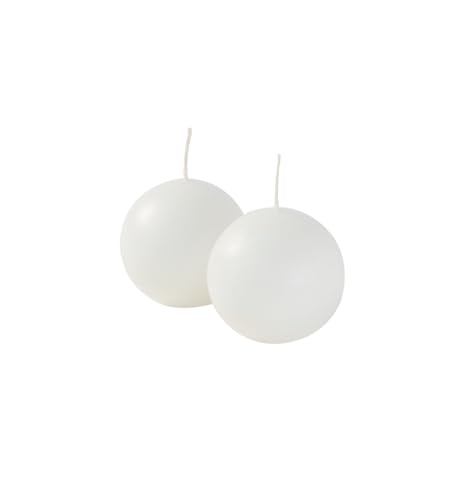 Cereria di Giorgio Risthò Bougies Sphère, Cire, Blanc, 6 x... en promo à 12,74€ (-63%) sur Amazon FR