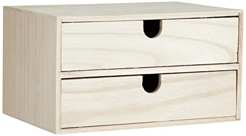Artemio Blocco in Legno 2 cassetti 24 x 16 x 13,3 cm - Amazon Italie à 17.10€