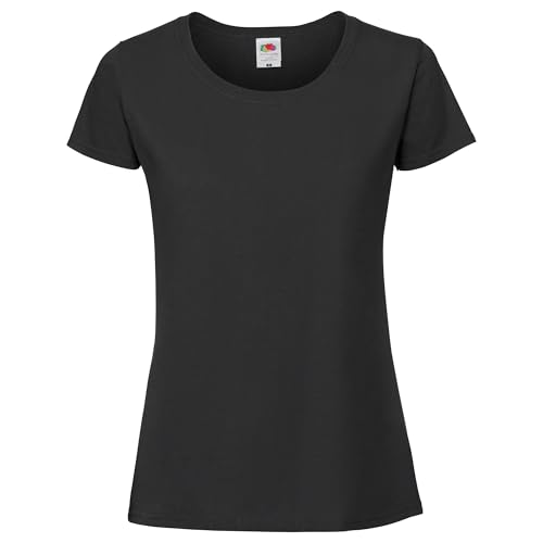 Fruit of the Loom - Maglietta da donna, taglia S - XXL Nero... - Mode & Vêtements Amazon Italie à 3.57€