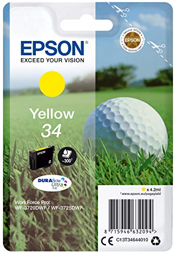 Epson Singlepack Yellow 34 4.2ml Giallo cartuccia... - Auto & Moto Amazon Italie à 12.99€