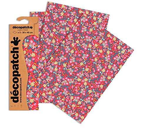 Décopatch C751O - Une pochette de 3 feuilles de papier... - Amazon France à 3.59€