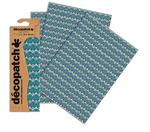 Décopatch Papier No. 769 (blau Grün Barock, 395 x 298 mm)... - Home & Kitchen Amazon Germany à 2.97€