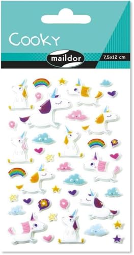 MY MANDARINE CY063O - GOMMETTES 3D Cooky - 1 planche 12x8... - Jouets & Jeux Amazon France à 1.99€