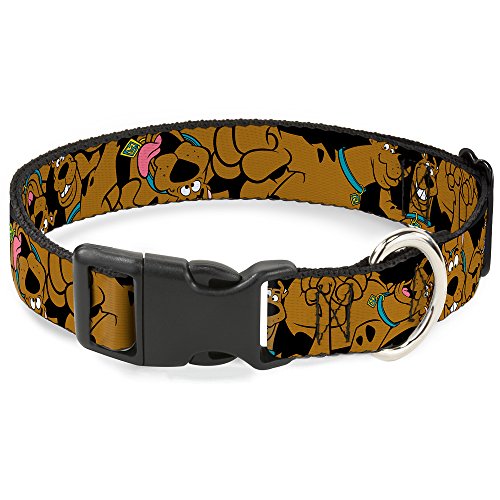 Buckle-Down Scooby Doo Stacked CloseUp Black Plastic Clip... - Animalerie en promo à 9.80€