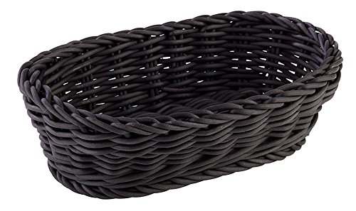 APS cestino ovale, in polipropilene, colore: nero, 19 x 12... - Amazon Italy à 15.88€