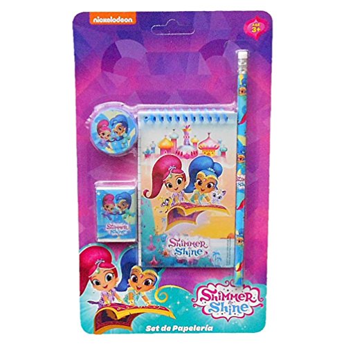 Shimmer and Shine – Schreibwaren Set 4 teilig CYP Imports... - Jouets & Jeux en promo à 4.46€