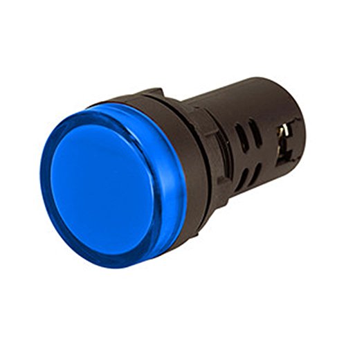 Pilot Hochglanz mit LED blau 24 V 1 multichip Laufwerk. - Amazon Germany à 6.56€
