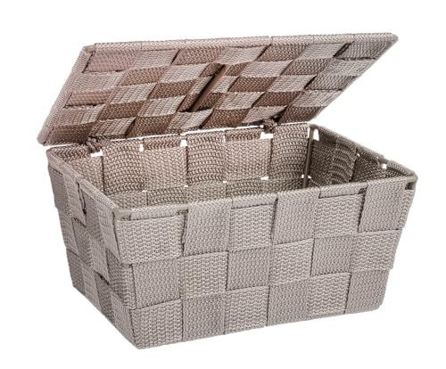 Wenko Cestino con coperchio Adria taupe, Polipropilene, 19... - Deal du jour à 5.99€