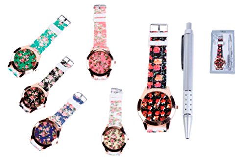 DISOK Reloj Floral En Caja De Regalo. Precio unitario.... - Bijoux & Montres en promo à 1.95€