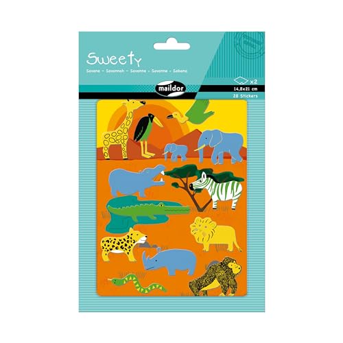 MY MANDARINE AE131O - GOMMETTES Sweety - 2 planches 14,8x21... - Jouets & Jeux Amazon France à 3.99€