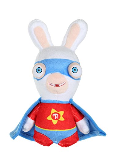 LAPINS CRETINS Peluche Super-Heros Rouge Sonore - 18 cm - Jouets & Jeux Amazon Italie à 16.90€