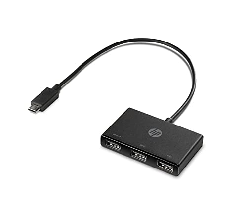 HP USB-C to USB-A Hub 3 x SuperSpeed USB 3.0 Schwarz Z6A00AA - High-Tech & Électronique Amazon Allemagne à 16.90€