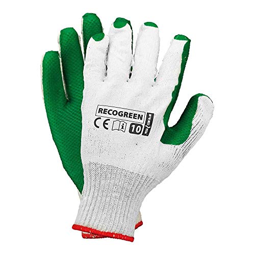 Reis RECOGREEN Schutzhandschuhe, Weiß-Grün, 10 Größe, 12... - Mode & Vêtements en promo à 1.17€