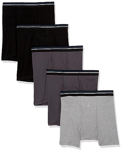 Amazon Essentials , Bóxer Hombre, Negro (Black/Charcoal/Heat... - Amazon Espagne à 9.89€