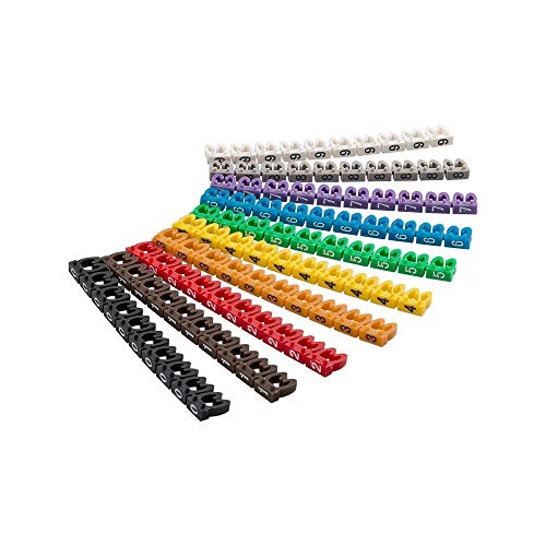 Goobay 72514 Marcatori a Clip per Cavi "Cifre 0-9", per... - Pet Supplies Amazon Italy à 4.09€