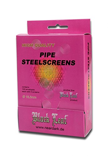 altrado Headshop Black Leaf' Stahlsiebe Ø 16, 5mm (100x5... - Loisirs Créatifs Amazon Allemagne à 9.42€