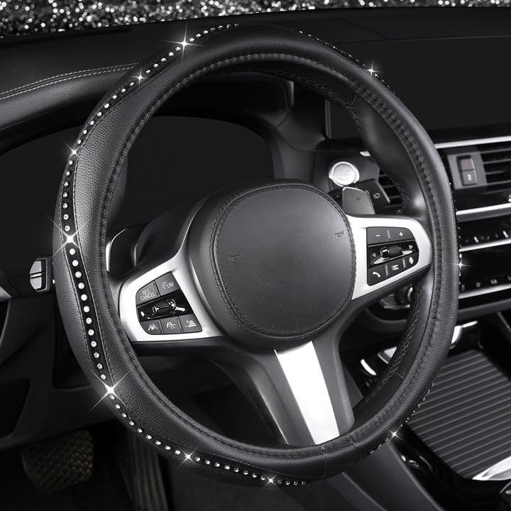 AUTOYOUTH Steering Wheel Cover, Crystal Studded Rhinestone... - Auto & Moto Amazon Royaume-Uni à 7.79€