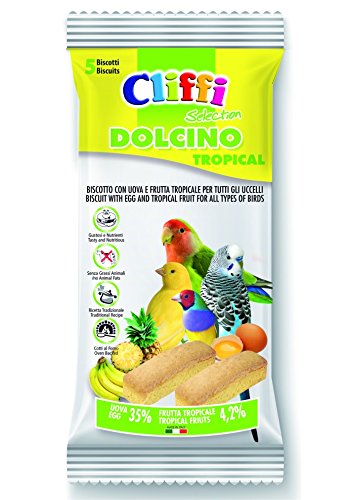 Cliffi Dolcino Tropical 35 g Biscuit avec œufs et fruits... - Animalerie Amazon France à 1.91€