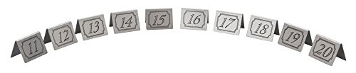 11-20 Stainless Steel Table Numbers - Maison & Cuisine Amazon Royaume-Uni à 19.13€