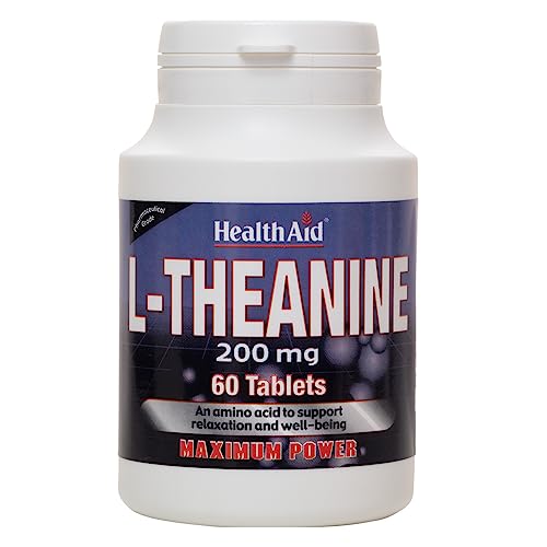 HealthAid L-Theanine 800mg Free Form Pack of 8 x 60 Vegan... - High-Tech & Électronique Amazon Royaume-Uni à 47.32€