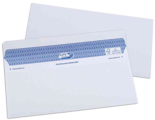 GPV - Boite de 100 Enveloppes - Format C5 (162x229 mm)... - Maison & Cuisine Amazon France à 10.01€