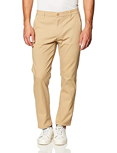 WT02 da Uomo Pantaloni Casual - Marrone - 34W x 30L - Home & Kitchen Amazon Italy à 15.08€