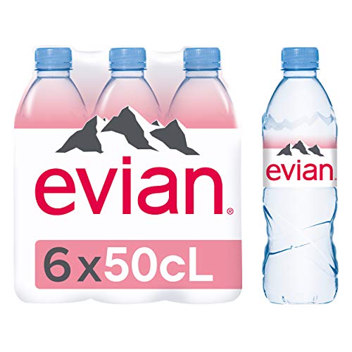 Evian Acqua Minerale 6x50cl - Épicerie Amazon Italie à 3.69€