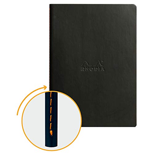 RHODIA 116402C - Soft Notebook with Black Textile Stitching... - High-Tech & Électronique Amazon Royaume-Uni à 7.73€