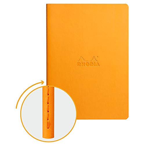 RHODIA 116415C - Soft Orange Textile Stitch Notebook - A5... - High-Tech & Électronique Amazon Royaume-Uni à 7.90€