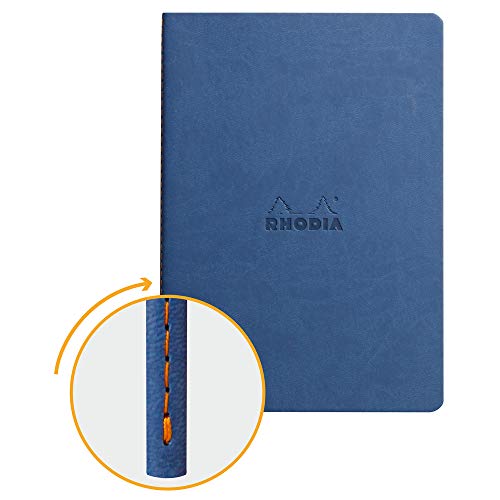 RHODIA 116408C - Soft Saphir Textile Stitch Notebook - A5... - High-Tech & Électronique Amazon Royaume-Uni à 7.85€