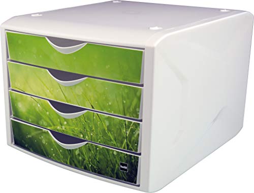 Helit, The “Chameleon” Drawer Box White/Green - Maison & Cuisine Amazon Royaume-Uni à 19.80€