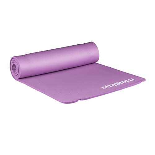 Relaxdays Esterilla Yoga Plegable y Acolchada, Lila... - Sports & Fitness en promo à 23.28€
