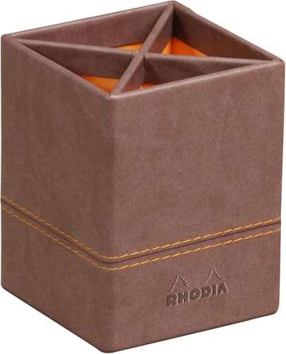RHODIA 318813C - Chocolate Pencil Pot - 8x8x11 cm - Orange... - Maison & Cuisine Amazon Royaume-Uni à 11.83€