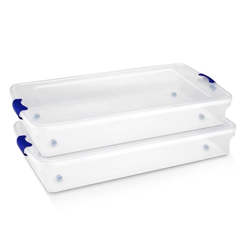 Homz Contenitore sottoletto in plastica trasparente con... - Bon plan à 32.37€