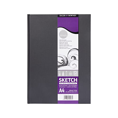 Daler-Rowney Simply Medium Grain 100gsm A4 Hardback... - Maison & Cuisine Amazon Royaume-Uni à 6.22€