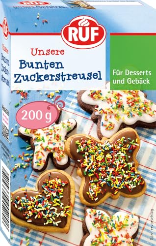 RUF Bunte Zuckerstreusel in Regenbogenfarben, bunte... - Grocery en promo à 1.39€