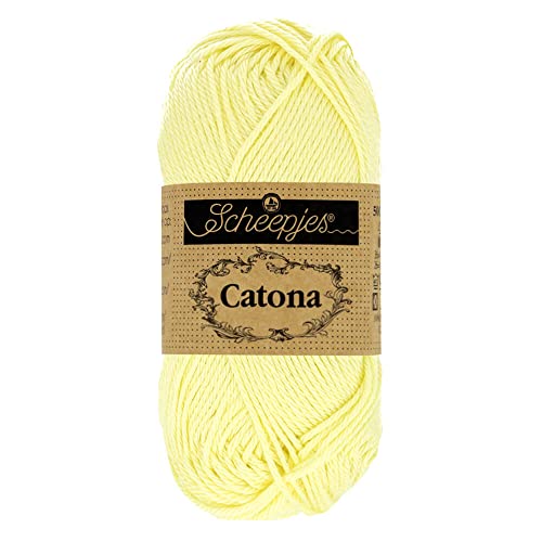 Scheepjes - Scheepjes Catona 100 Citron Mousseline de soie... - Pet Supplies Amazon France à 4.34€