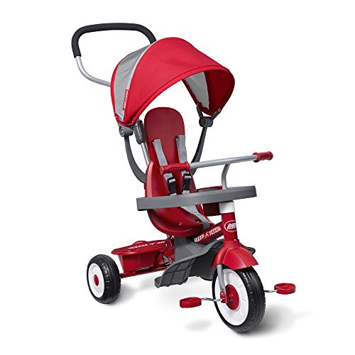 Radio Flyer 4-in-1 Stroll 'N Trike, Red Toddler Tricycle... - Bébé & Puériculture en promo à 67.99€