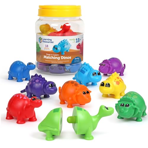 Learning Resources Snap-n-Learn Matching Dinos, Ages 18+... - Jouets & Jeux en promo à 25.00€